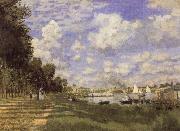 Claude Monet The Harbour at  Argenteuil oil painting on canvas
